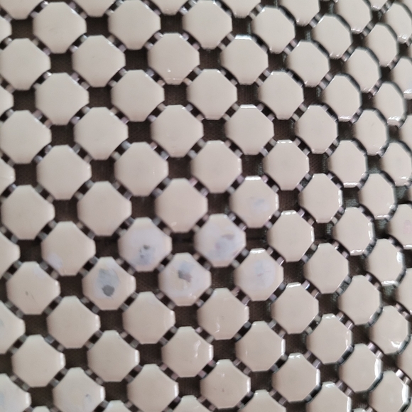 Vintage Whiting & Davis White Mesh Bag - Picture 6 of 11